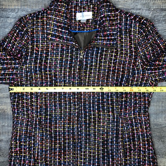 Erin London rainbow heather petite blazer - Picture 6 of 7